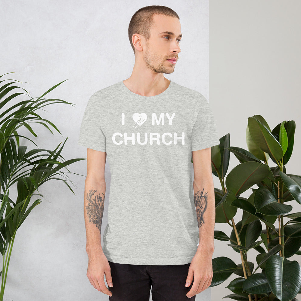 I Love My Church Unisex t-shirt