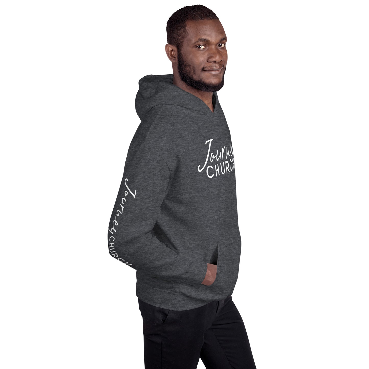 Journey Church - Unisex Hoodie w/ Sleeve Print